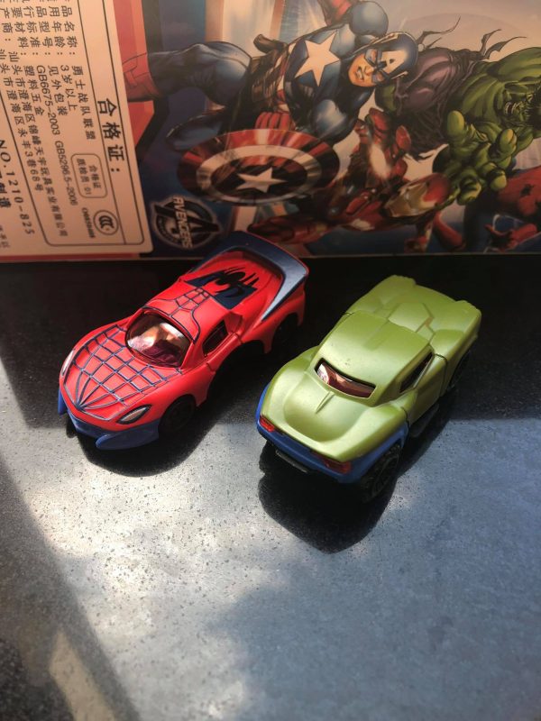Set 4 xe siêu anh hùng avenger