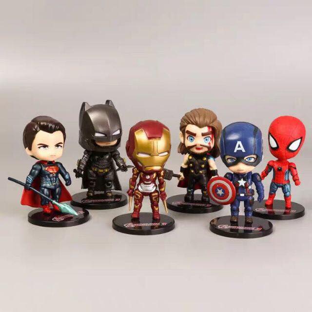 Đồ chơi Sưu tập 7 Siêu Anh Hùng Marvel Avenger: Đừng bỏ lỡ cơ hội sở hữu bộ sưu tập 7 đồ chơi Siêu Anh Hùng Marvel Avenger đích thực với các anh hùng như Iron Man, Captain America, Spider-Man, Black Panther,...sản xuất với độ chi tiết tuyệt vời và chất lượng đảm bảo. Được thiết kế để tôn vinh những anh hùng đích thực của chúng ta, bộ sưu tập này là món đồ không thể thiếu với những fan hâm mộ Siêu Anh Hùng.