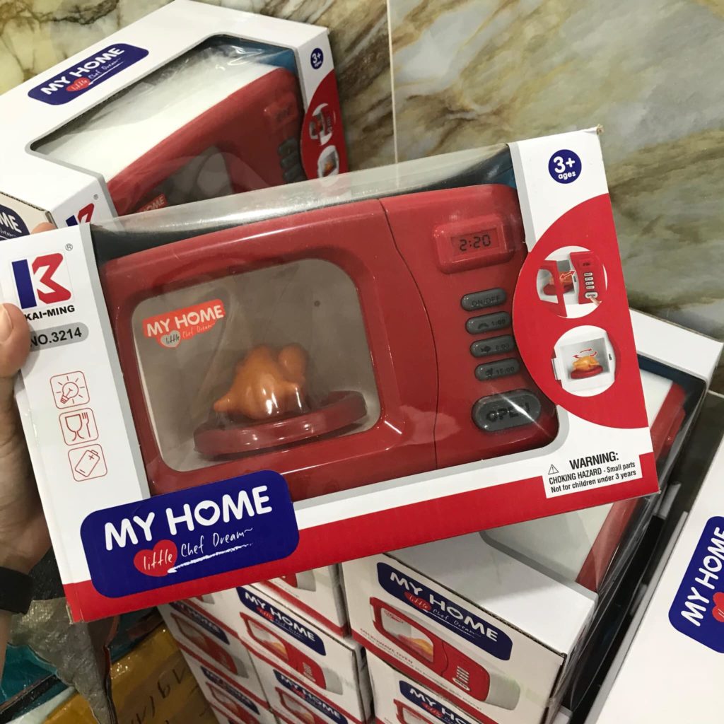 Bộ đồ chơi vật dụng gia đình mẫu lò vi sóng