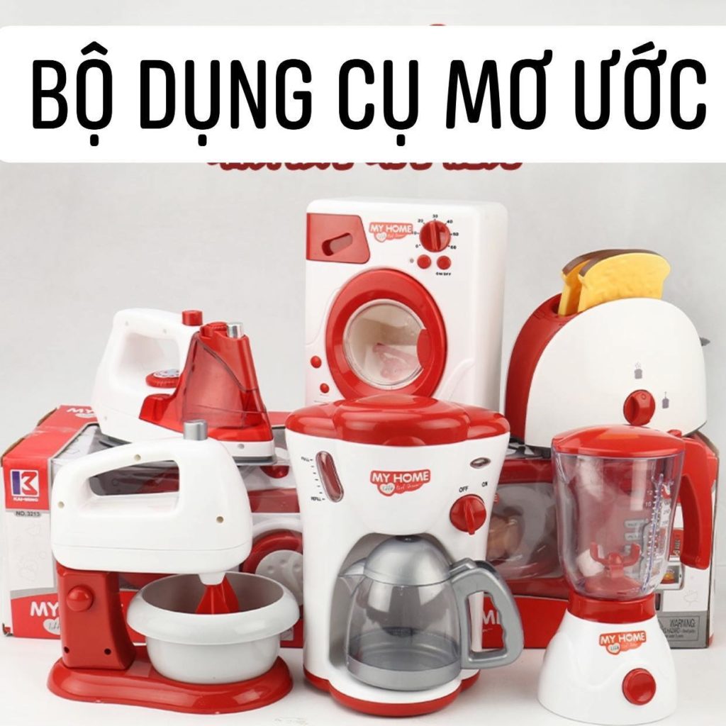 Bộ đồ chơi vật dụng gia đình mẫu lò vi sóng