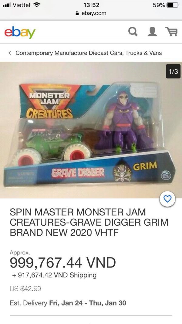 Xe hoạt hình Monster Jam