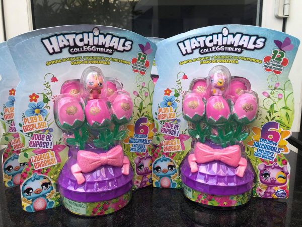 set trứng Hatchimals giỏ hoa mùa xuân