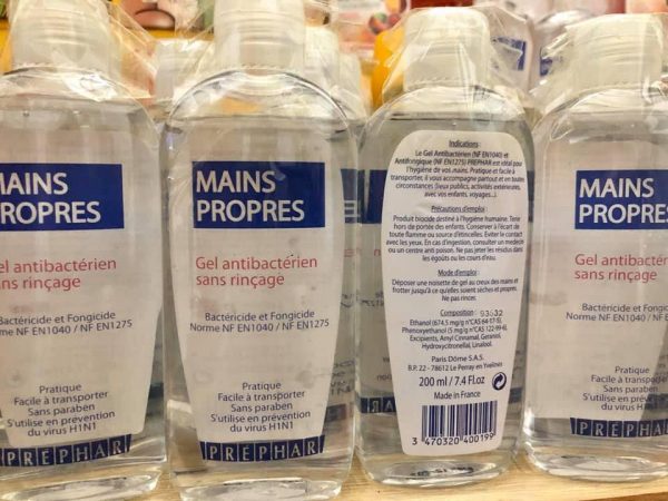 Gel nước rửa tay khô sát khuẩn 99.9% Mains Propres 100ml xuất xứ Pháp sẵn hàng