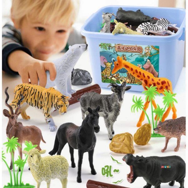 Bộ sưu tập mô hình động vật 58 chi tiết gồm 43 con vật và 15 phụ kiện
