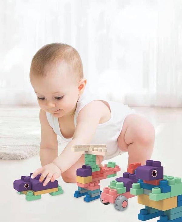 Lego dẻo kích thước siêu to, an toàn cho bé nhỏ