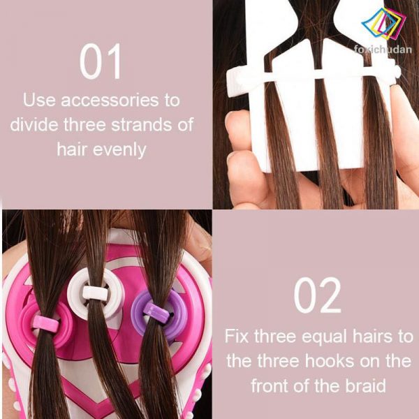 Máy bện tóc tự động cho bé yêu DIY Bracelet