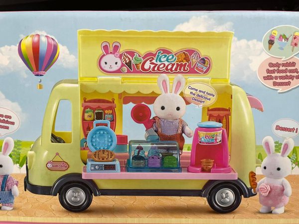 Bộ đồ chơi mô hình Xe bán kem của nhà Thỏ Dreamy