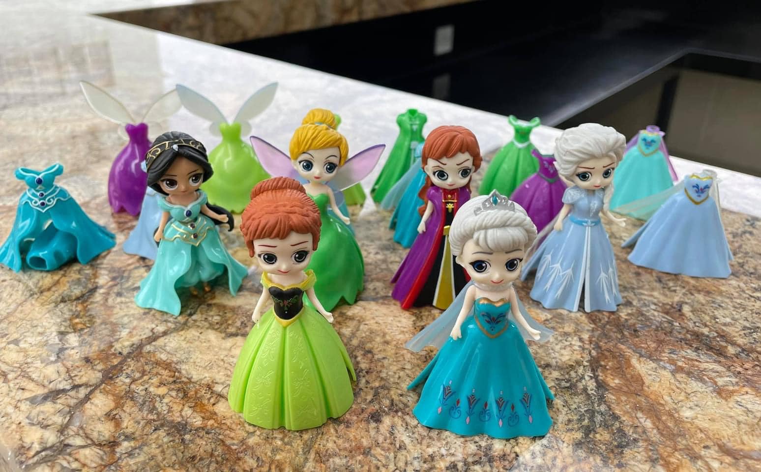 Bộ đồ chơi 6 búp bê công chúa thay váy cực cool | Babyponyshop ...