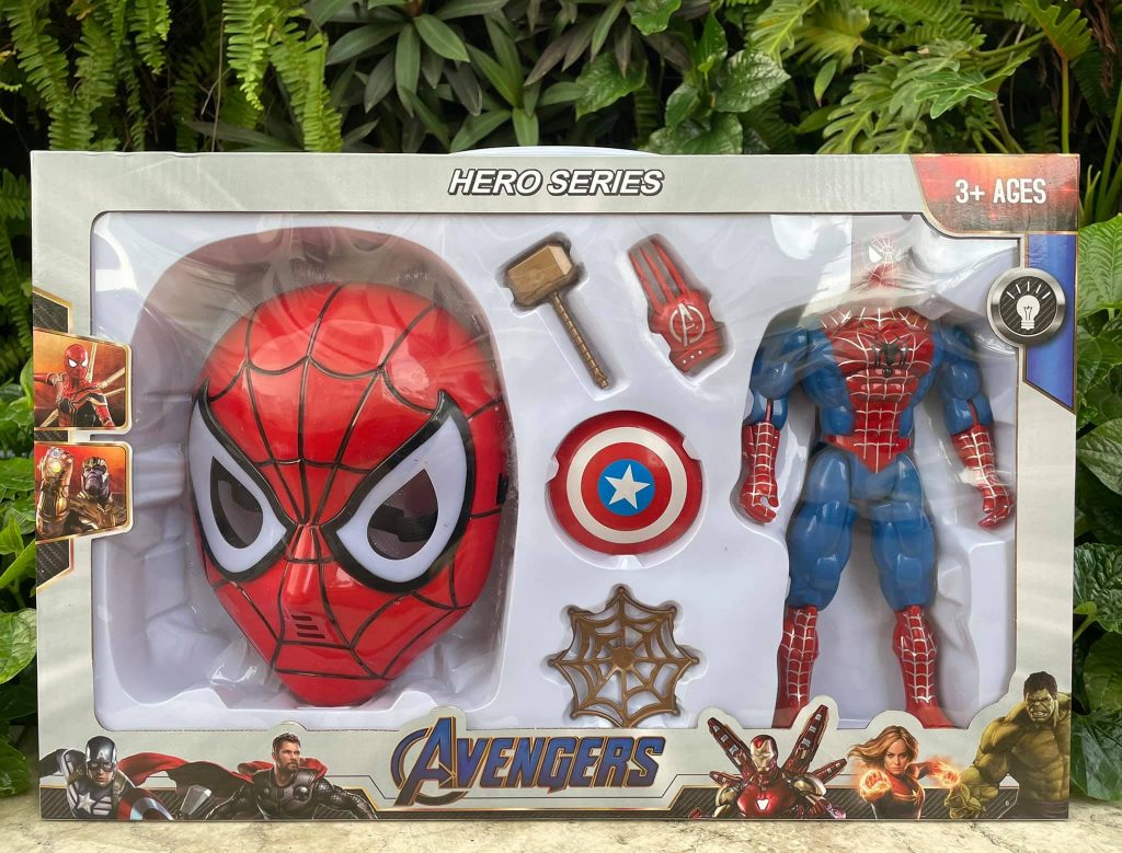 Bộ đồ chơi sưu tập nhân vật siêu anh hùng Avengers kèm mặt nạ
