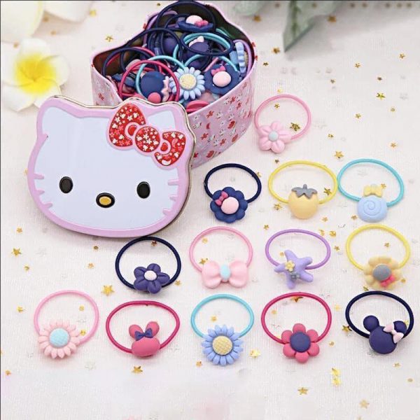 Thun cột tóc Hello Kitty