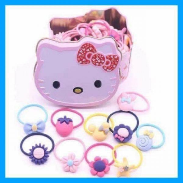 Thun cột tóc Hello Kitty