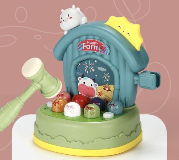 Bộ đồ chơi đập chuột Happy Hamster - Phân loại: Xanh