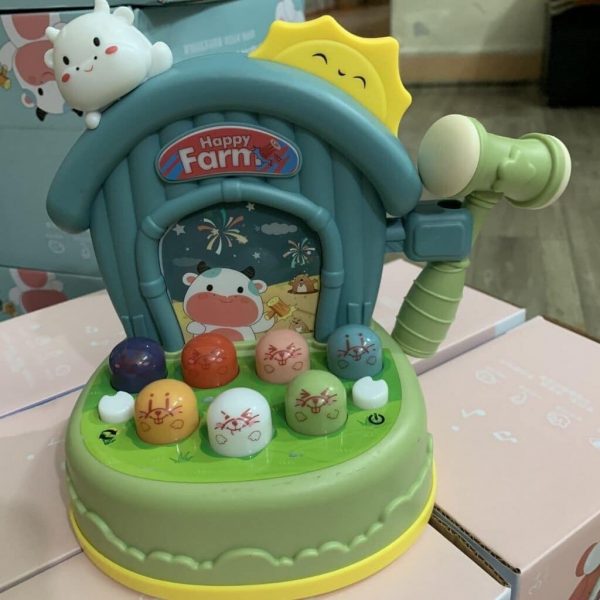 Bộ đồ chơi đập chuột Happy Hamster - Phân loại: Xanh