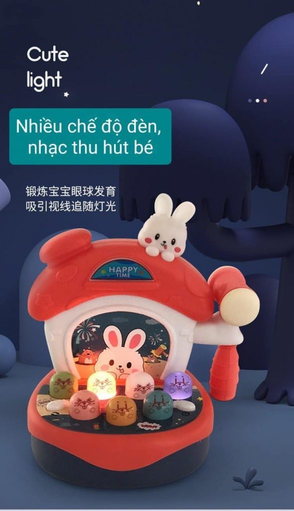 Bộ đồ chơi đập chuột Happy Hamster - Phân loại: Xanh