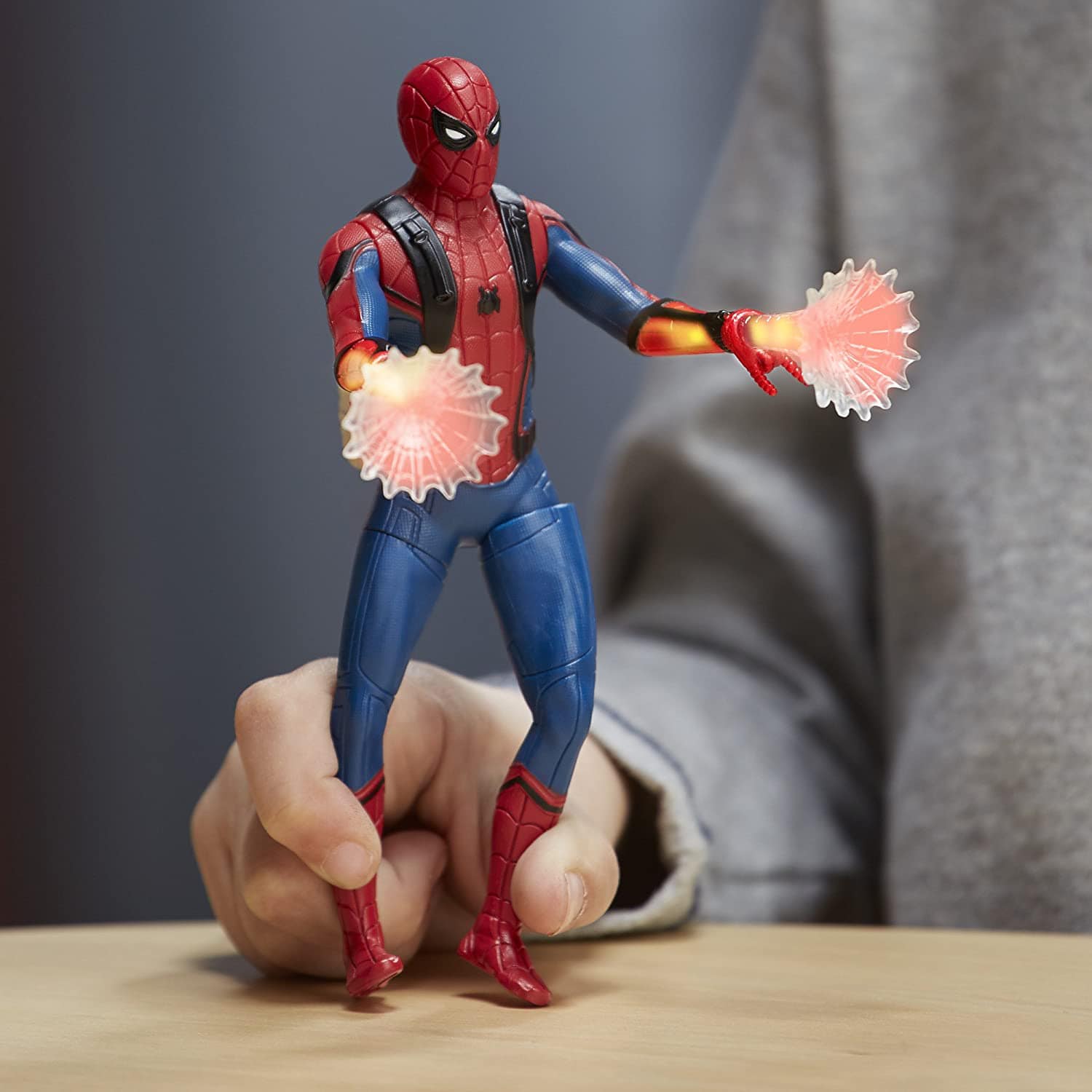 Mô hình người nhện Spiderman Squeeze legs | Babyponyshop | Đồ Chơi An Toàn  Cho Bé
