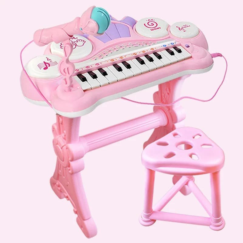 Bộ đồ chơi đàn piano kèm micro cho bé