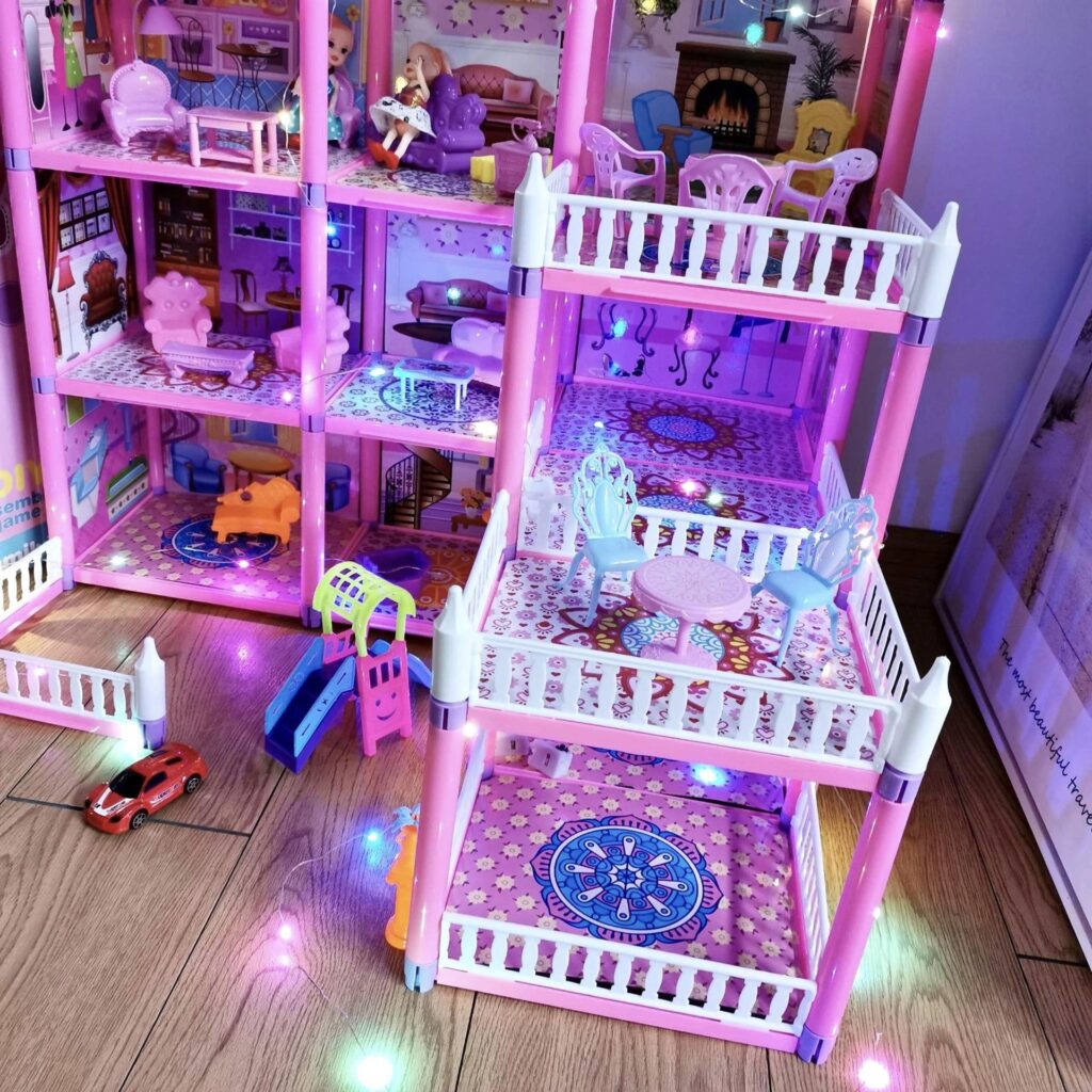 Bộ đồ chơi lắp ráp nhà búp bê 257 chi tiết