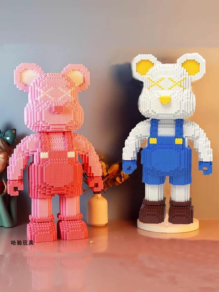 Bộ Xếp Hình Lego Bearbrick Cao 550Cm - Phân Loại: Xanh Dương | Babyponyshop  | Đồ Chơi An Toàn Cho Bé