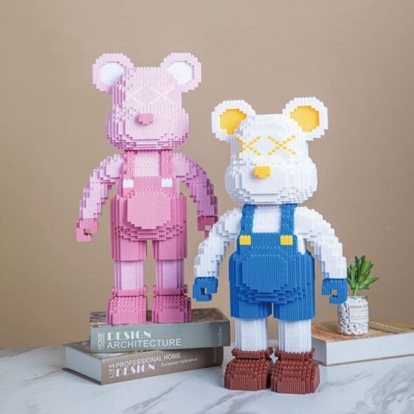 bộ xếp hình Lego Bearbrick cao 550cm - Phân loại: Xanh dương