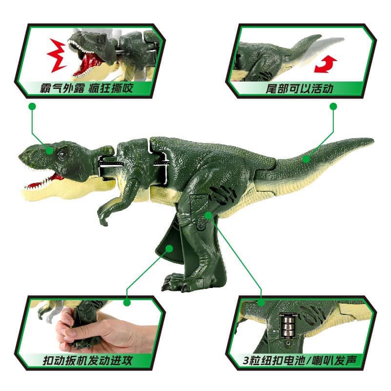 Mô hình khủng long cầm tay có âm thanh
