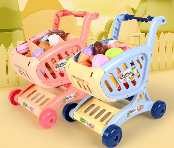 Bộ đồ chơi xe đầy mua sắm siêu thị cho bé yêu