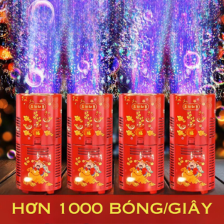 Pháo Hoa Thổi Bong Bóng Có Đèn Led và Nhạc