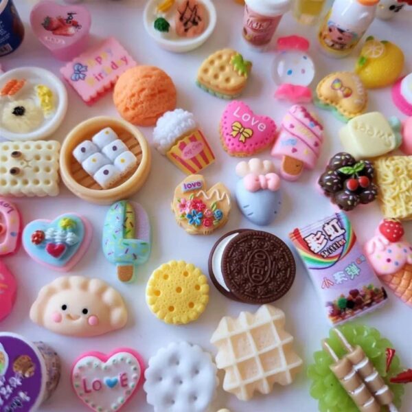 Set 50 túi mô hình đồ ăn mini cho bé: