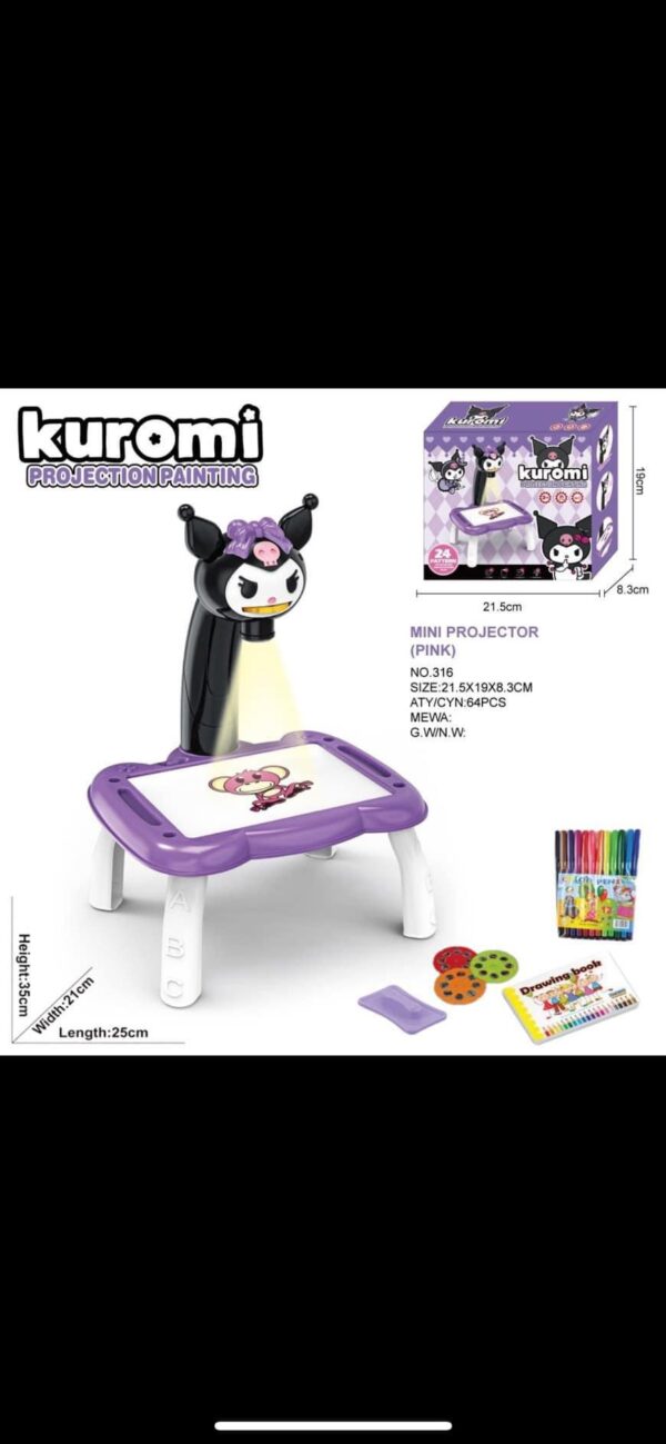 Bàn vẽ cho bé mẫu Kuromi: