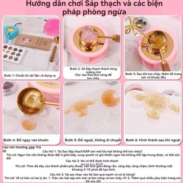 Bộ thạch tạo hình sáng tạo handmade DIY Sanrio: