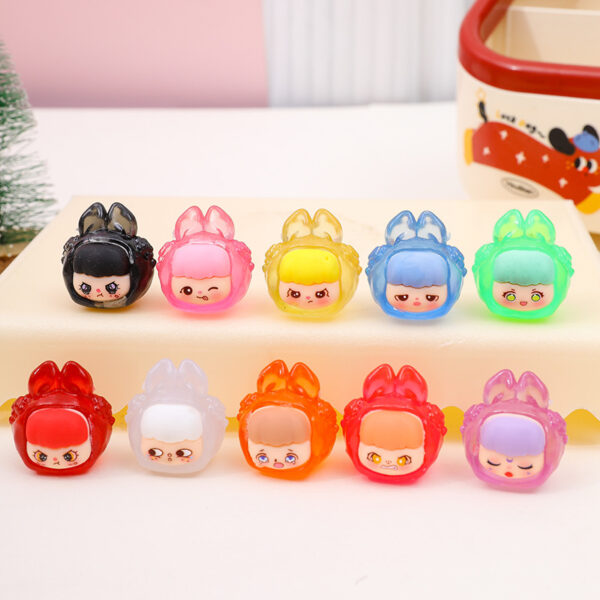 ❌Hộp 32 túi mù charm thỏ mộng, sanrio phát sáng: