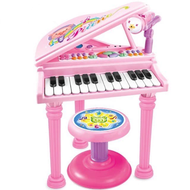 Bộ đàn piano kèm micro cho bé