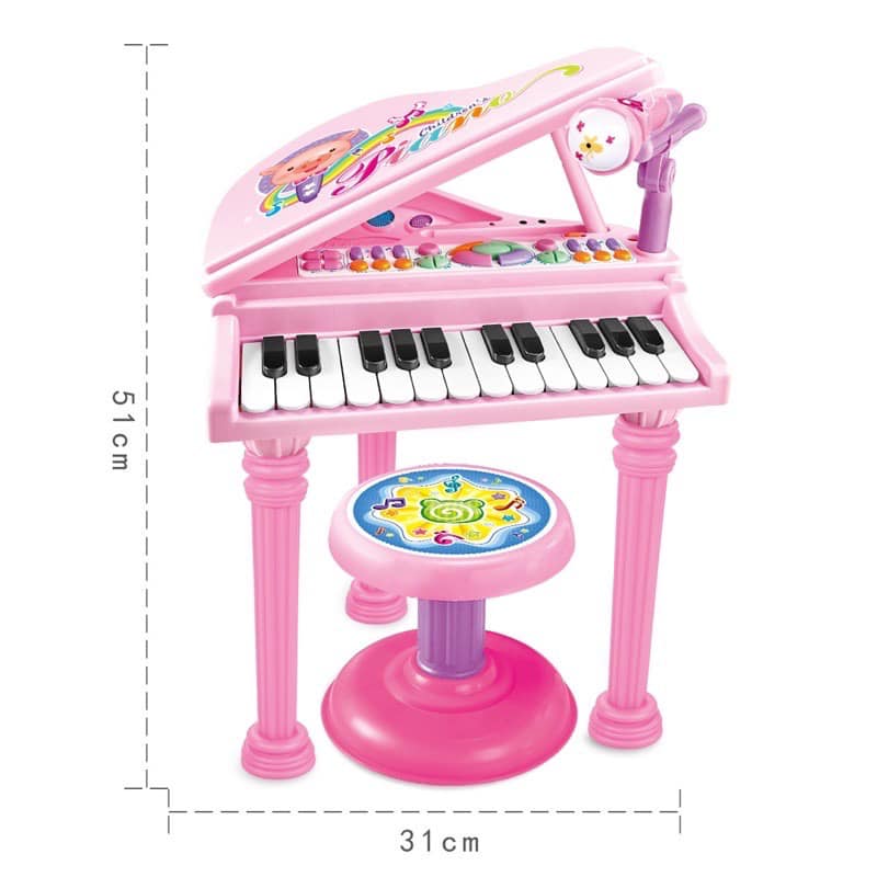 Bộ đàn piano kèm micro cho bé