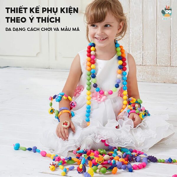 Hộp phụ kiện làm trang sức hand made DIY cho bé
