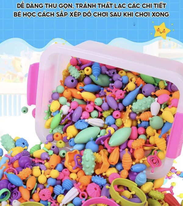 Hộp phụ kiện làm trang sức hand made DIY cho bé