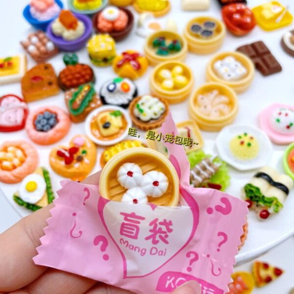 Set 50 túi mô hình đồ ăn mini cho bé: