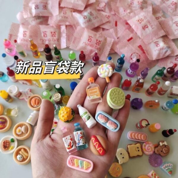 Set 50 túi mô hình đồ ăn mini cho bé: