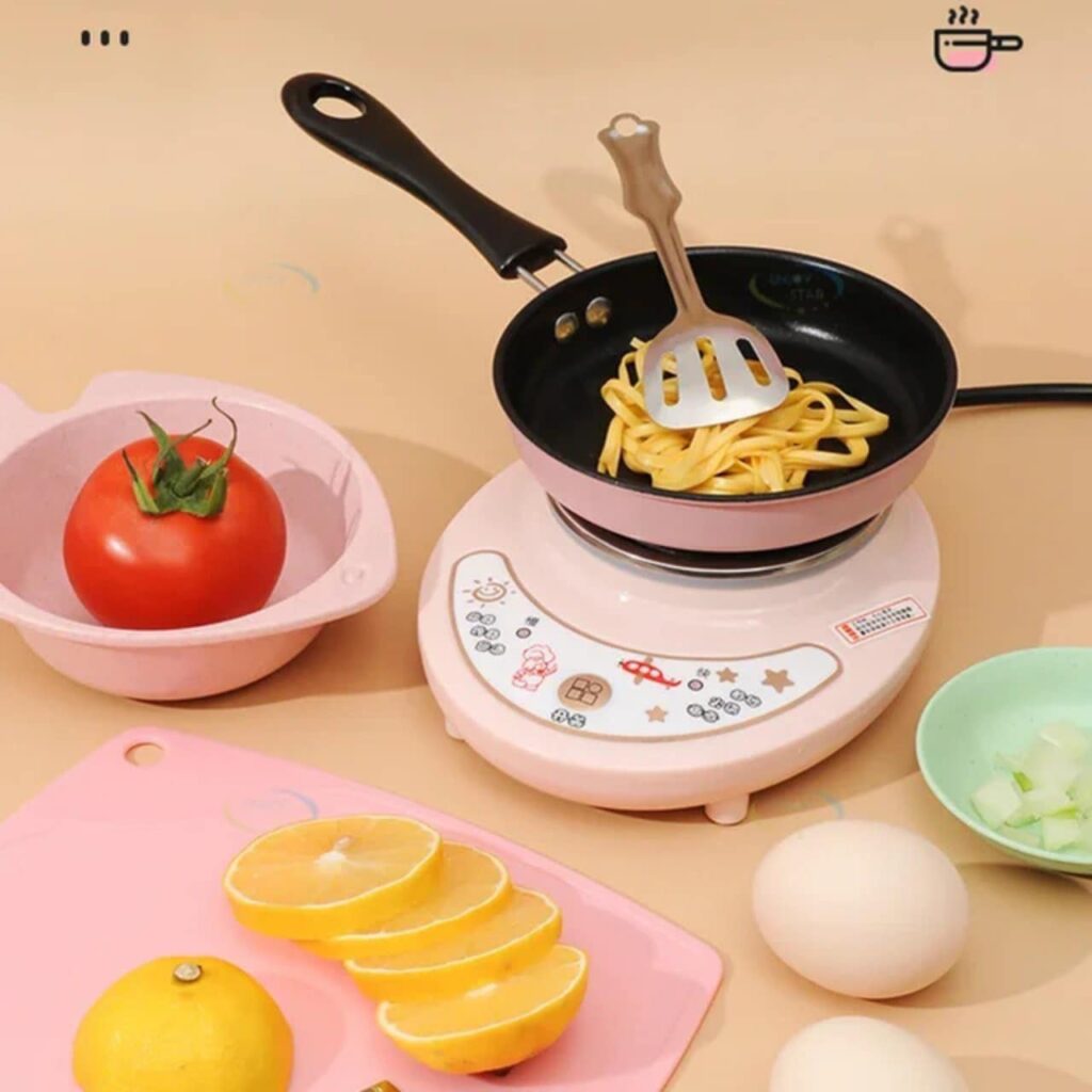 Bộ đồ chơi nấu ăn thật cho bé