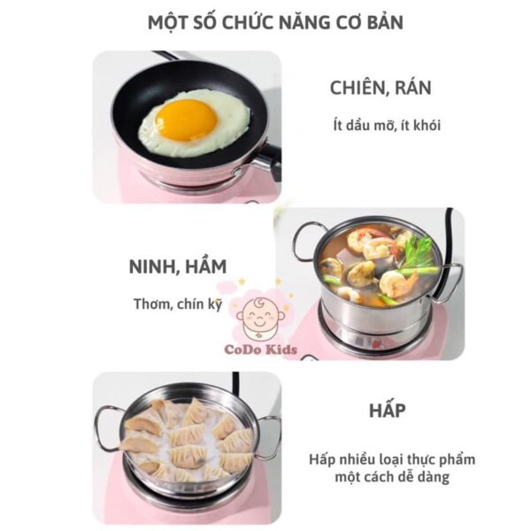 Bộ đồ chơi nấu ăn thật cho bé