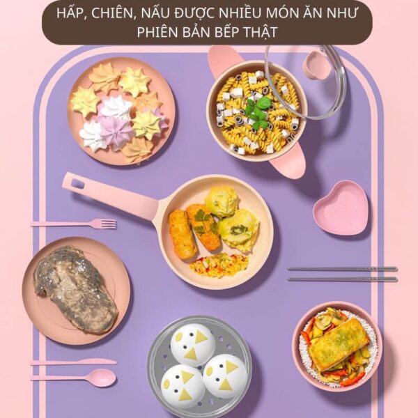 Bộ đồ chơi nấu ăn thật cho bé