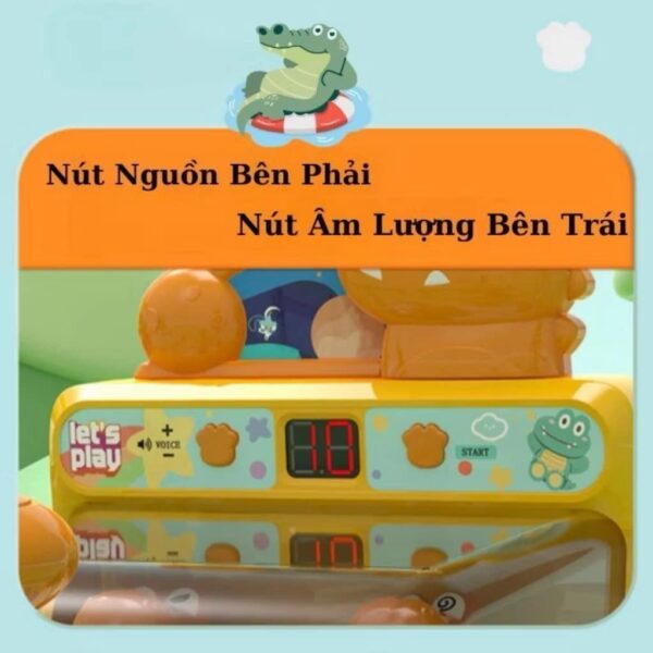 Bộ máy pinball Cá sấu Crocodile