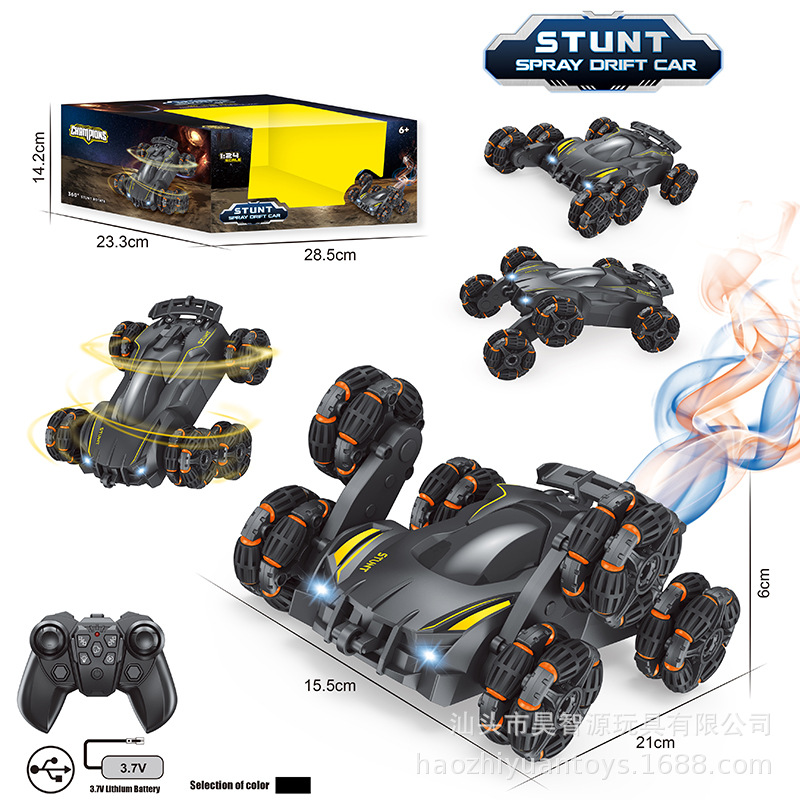Xe đua 6 bánh điều khiển đồng hồ tay: