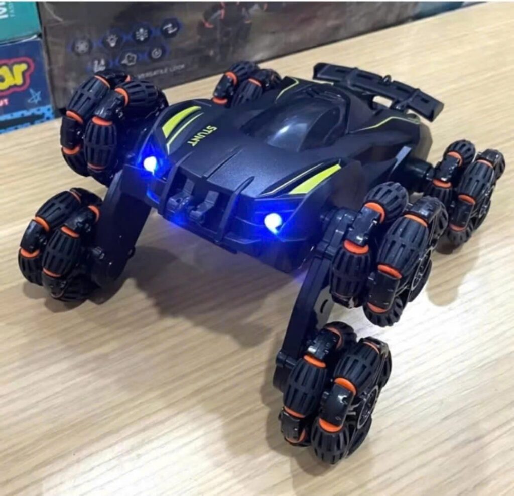 Xe đua 6 bánh điều khiển đồng hồ tay:
