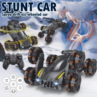 Xe đua 6 bánh điều khiển đồng hồ tay: