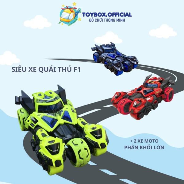 Bộ đồ chơi xe đua quái thú F1