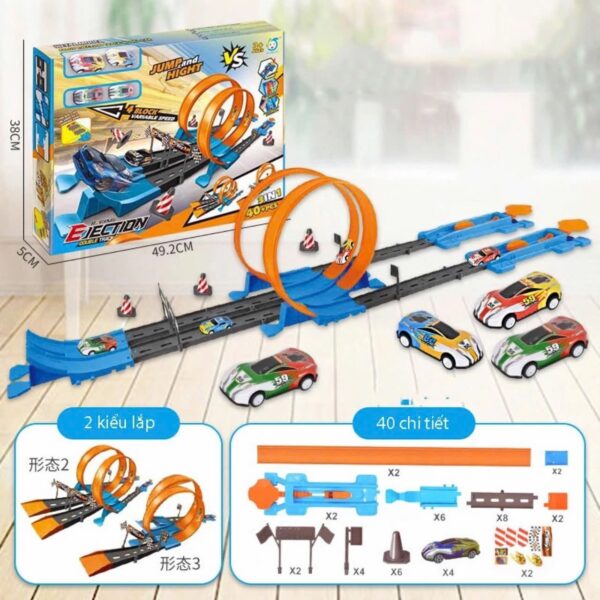 Bộ đường đua Track Racing vòng xoáy