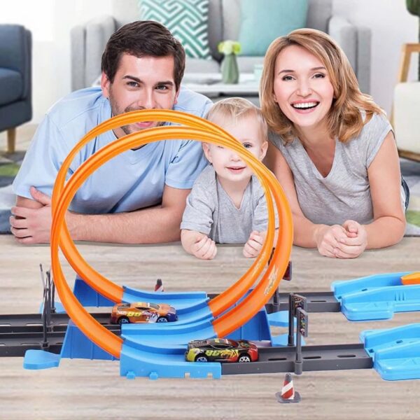 Bộ đường đua Track Racing vòng xoáy