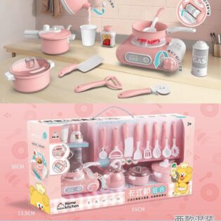 BỘ NẤU ĂN NHÀ BẾP HỒNG