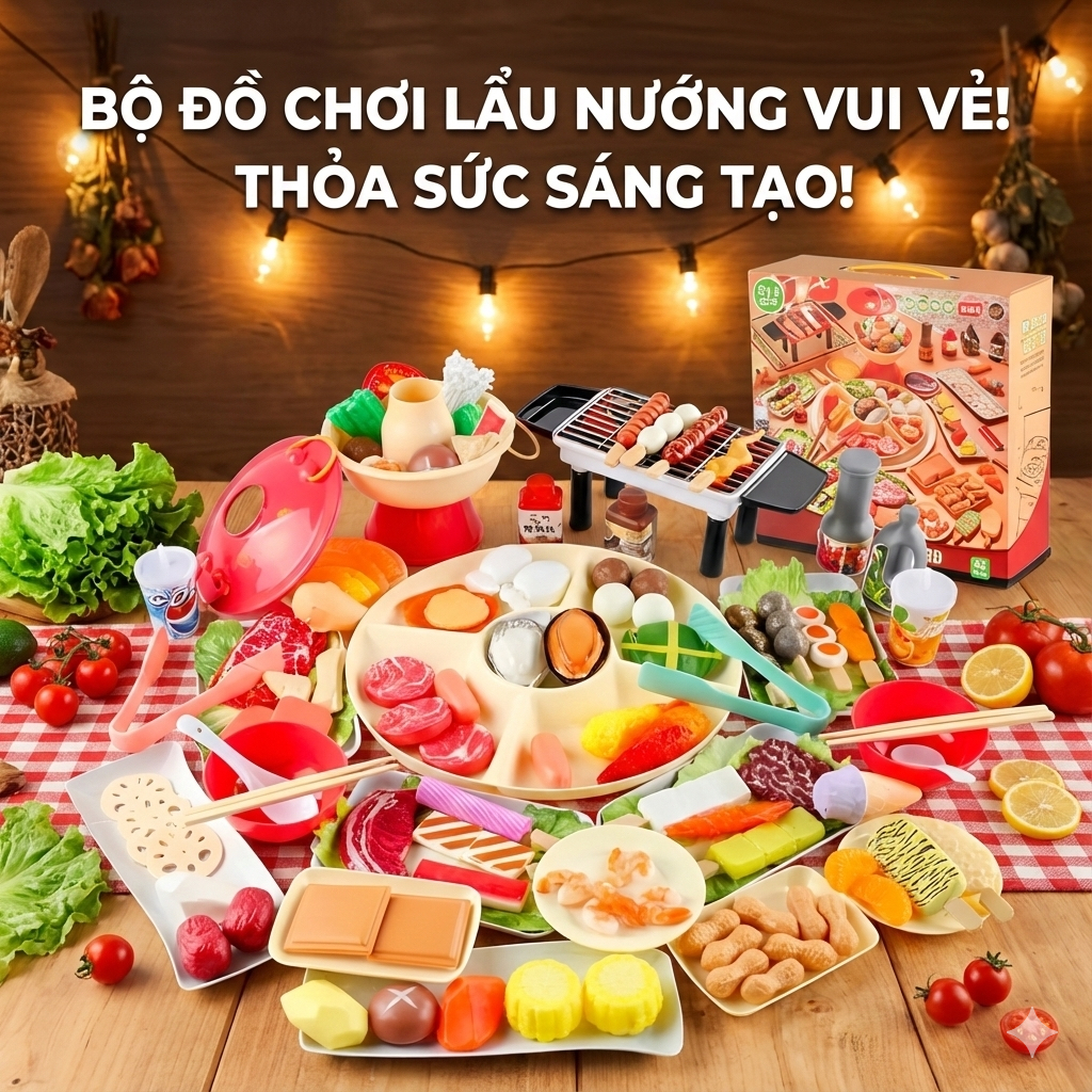 BỘ NỒI LẨU VÀ NƯỚNG 118 CHI TIẾT