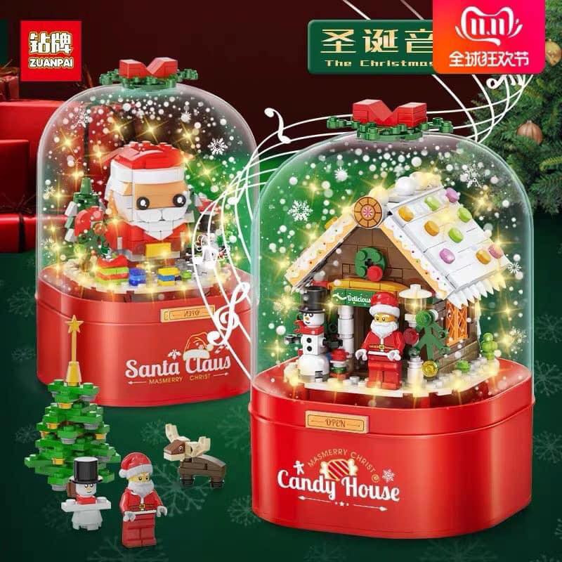 Hộp nhạc lego giáng sinh