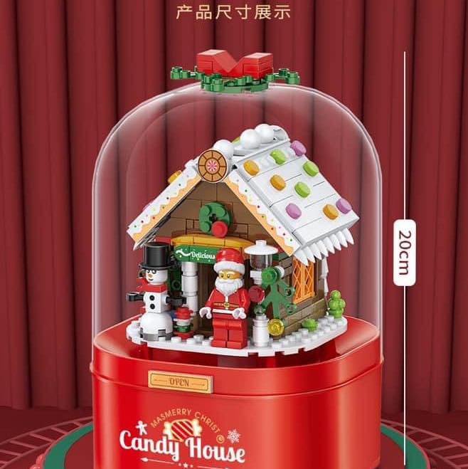 Hộp nhạc lego giáng sinh